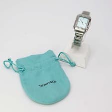 Tiffany & Co T Smile 68482984 Diamond Quartz Watch 26mm Ladies Silver Japan