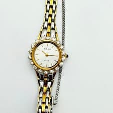 RADO Watch 133.9700.2 Rhinestone Combination White Silver Gold Oval Quartz