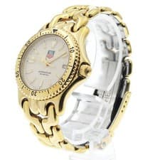 TAG HEUER SEL 33mm SS/GP Quartz Date S94.013-1 Boys Watch #C797