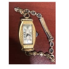 1928/1938 Vintage Ladies Bulova 12KT GF Watch All Original Non-Working