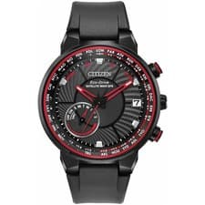 Citizen satellite wave GPS world time F150 Eco-drive CC3039-08E 44mm / Black