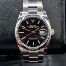 2019 Rolex Datejust 36 126200 Oyster Steel 36mm Black 2024