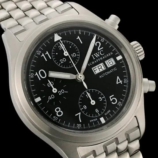IWC Flieger Chronograph IW370607 3706-007 Stainless Steel #SU110