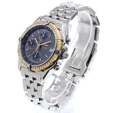 BREITLING CHRONOMAT D13050.1 39mm SS/YG Grey Dial Automatic Date #C379