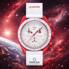 Swatch x Omega Bioceramic Moonswatch Mission To Mars