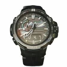 Casio PRO TREK PRW-6000Y Black Green Outdoor Watch Used Japan