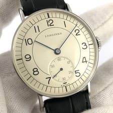 AUTHENTIC LONGINES FROM 1943 MANUAL WIND ST STEEL GENTS DRESS WATCH NICE DIAL