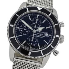 Breitling Superocean Heritage A13320 Men's Chronograph Black Dial Stainless Ste