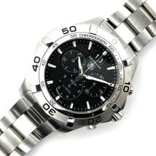 TAG Heuer Aquaracer CAF101E Quartz Chronograph Diver 44mm Silver/Black