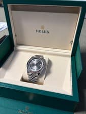 Unworn Rolex Datejust 41mm, Steel, Wimbledon, Slate, Jubilee, 126334, dated 2026