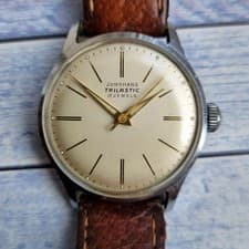 Vintage Junghans Trilastic Max Bill Style Men's Watch