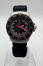 Tag Heuer Formula 1 WA1417 Professional Quartz Date 200m Black/Pink