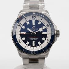 2026 Breitling Superocean 42 Steel Blue A17375E71C1A1 Bracelet Automatic
