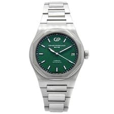 Girard Perregaux Watch Laureato 42mm Green Dial 81010 - Inventory 8675