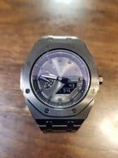 GAB-2100 G-Shock Black Bluetooth Tough Solar Analog-Digital G407