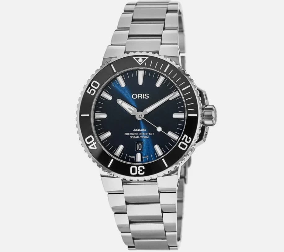 HOT.Oris Aquis Date Automatic Blue Men's Watch 01 733 7730 4135-07 8 24 05PEB
