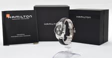 [NEAR MINT] Hamilton Ventura H244121 Black Chronograph Quartz Men's Watch Japan