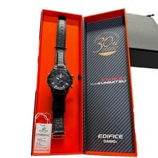 Excellent STANLEY TEAM KUNIMITSU CASIO EDIFICE Limited Chronograph Watch