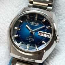 Seiko Lord Matic LM 5216-6020 Blue Dial Vintage Automatic 1973 Used