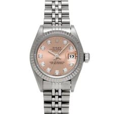 ROLEX Datejust 69174G pink/diamond WATCH 726476