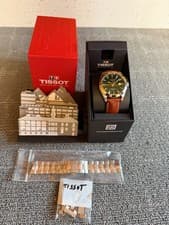 Tissot Gentleman Powermatic 80 Silicium 40mm Automatic Watch Green Dial T127407