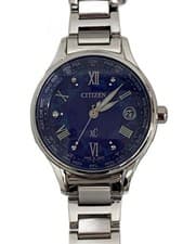 CITIZEN H246A1CDJ08 Solar Blue Dial Quartz Watch Excellent JAPAN