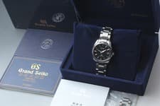[MINT w/ BOX] GRAND SEIKO GS 9F62-0AB0 Quartz Black Dial Date Men's JAPAN Watch