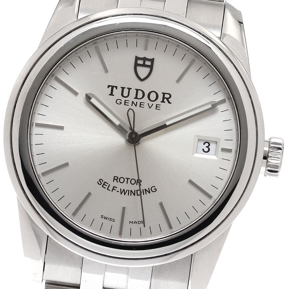 TUDOR Glamour 55000 Date Silver Dial Automatic Men's Watch_951926