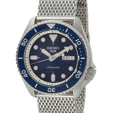 Seiko 5 Sports SRPD71K1 Navy Men's Watch Used From Japan