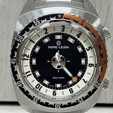Favre-Leuba Automatic Diver Watch 500m 46mm Inner Bezel Serviced 2025 Men's
