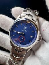 Tag Heuer Link Tiger Woods Limited Edition Automatic Blue Dial Watch (WJ211)
