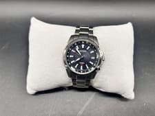 Citizen ATTESA H116-T016618 Radio Solar GMT Wristwatch Used From Japan