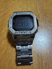 Casio G-Shock GW-M5610BB Full Metal Engraved Stainless Manual Used G410