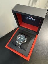 Tissot Men's Seastar 40m 1000 Chrono Green Dial Steel Watch T120.417.11.091.01