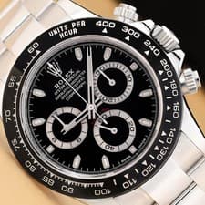 2016 CARD ROLEX MENS DAYTONA COSMOGRAPH 116500LN 40MM BLACK CERAMIC STEEL WATCH