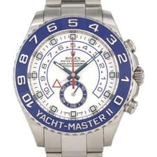 Authentic Rolex Yacht-Master II 116680. Stainless Steel Mechanical Automatic...