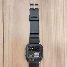 Citizen Ana Digi Temp WR100 Marine Sports Model 1980s Japan Made Watch