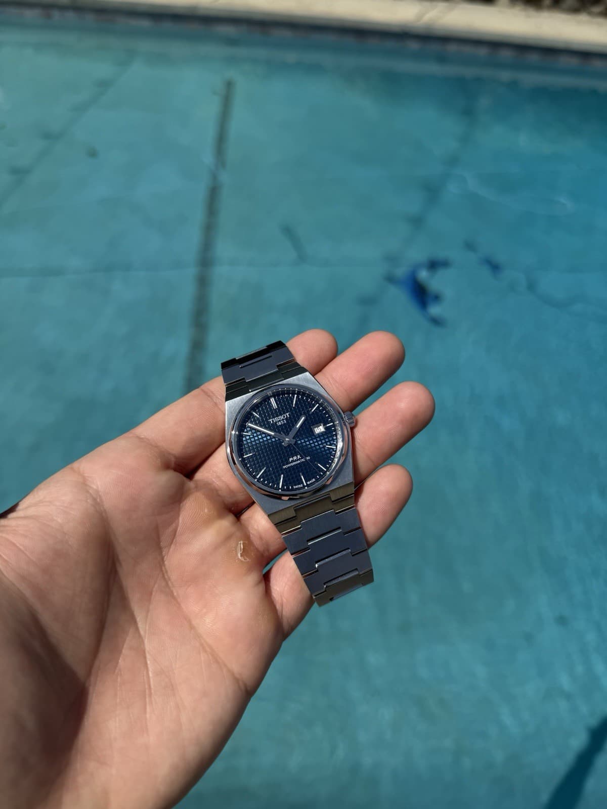 Tissot PRX Blue Men's Watch - T137.407.11.041.00 Excellent Condition - Automatic