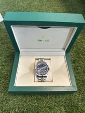 Rolex Oyster Perpetual Datejust Ref. 16030 36mm Silver Sunburst Dial