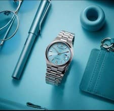 Citizen TSUYOSA Collection Ice Blue Dial NJ0151-88M Watch, Used