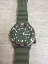 CITIZEN Watch Eco-Drive Promaster Diver's Green Men's Women's Auth Rare