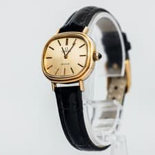 Vintage 1975 *NEAR MINT* OMEGA De Ville Cal.625 Manual Winding Gold 25mm Women's
