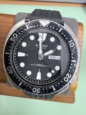 1984 Vintage Seiko Turtle Diver 6309-7049 Automatic black dial  Day-Date Running