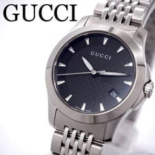 GUCCI Watch, Ladies, 126.5 G-Timeless, Black Excellent Condition Japan