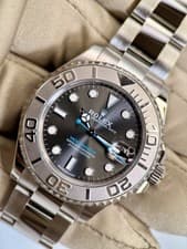 2025 - Rolex Yacht-Master 268622 Platinum Bezel & rhodium Dial!  Full Set