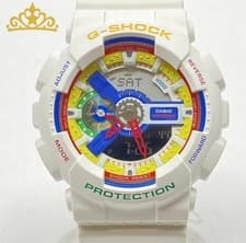 Casio G-Shock GA-111DR-7AJR White Resin Digital Watch Japan Used
