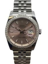 Rolex Datejust 36mm 116244 Salmon Dial Automatic Women's Watch