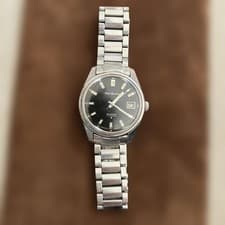 Seiko Sportsman Watch Black Dial Used from Japan