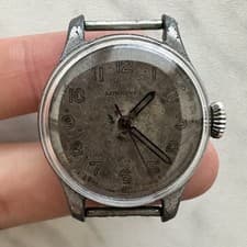 WWII LONGINES 12L 1942 no DH Military vtg Swiss Watch Pilot ww2 40's Mechanical