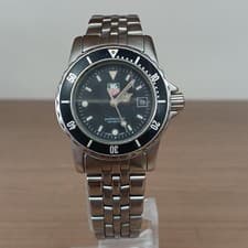 TAG HEUER Professional 200m Silver Black Face Condition C